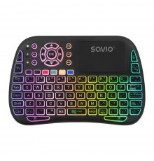 Savio SAVMKW-04 mobile device keyboard QWERTY US English USB Type-C Black