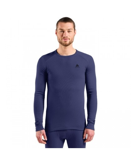 Odlo BL TOP crew neck l/s ACTIVE WARM long-sleeved thermal underwear, size L, blue