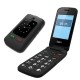 eSTAR Digni Flip 6.1 cm (2.4") 102 g Black, Red Senior phone