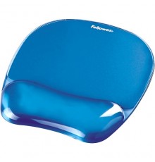 Fellowes CRYSTAL Mouse & Wrist Pad Gel cyan