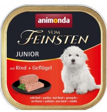 ANIMONDA Vom Feinsten Junior Beef with poultry - wet dog food - 150g