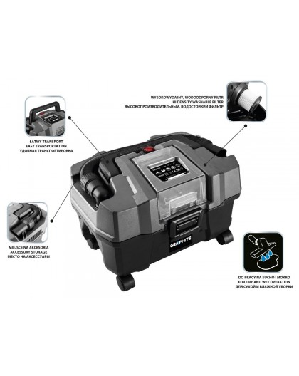 Graphite 58GE105 vacuum