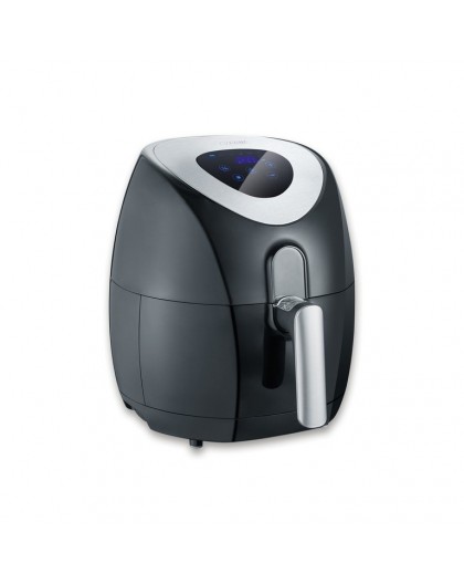Severin 2430 Single 3.2 L Stand-alone 1500 W Hot air fryer Black, Stainless steel
