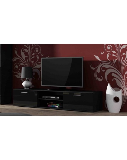Cama TV stand SOHO 180 black/black gloss