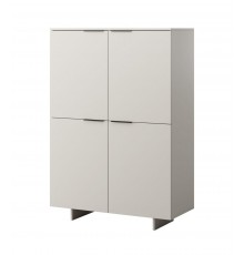Cama 4D chest of drawers ALMA 100x41.5xH145 cashmere