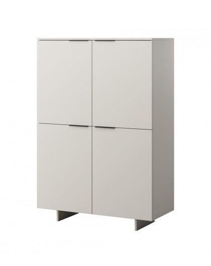 Cama 4D chest of drawers ALMA 100x41.5xH145 cashmere