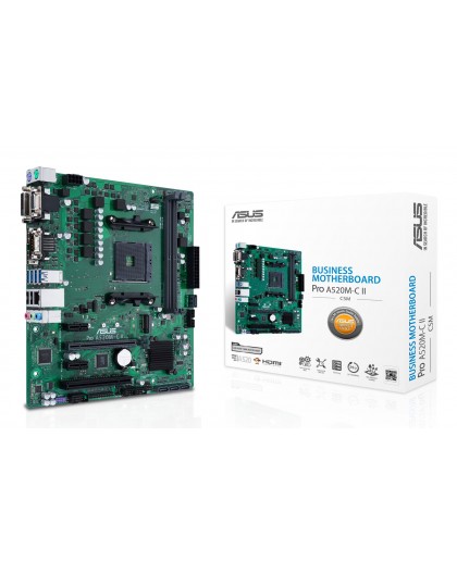 ASUS PRO A520M-C II/CSM AMD A520 Socket AM4 micro ATX