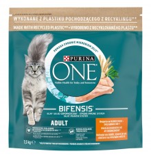 PURINA One Bifensis Adult Chicken - dry cat food - 1,5 kg