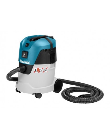 Makita VC2512L hoover Black, Blue, Metallic 25 L 1000 W