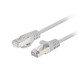PATCHCORD CAT.6 FTP 1M GREY FLUKE PASSED LANBERG 10-PACK