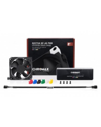 Noctua NF-A8 PWM CH.BK.S computer cooling component Computer case Fan 8 cm Black