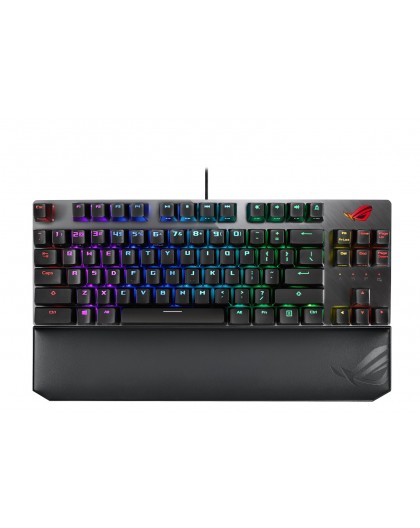 ASUS ROG Strix Scope NX TKL Deluxe keyboard Gaming USB German Black, Grey