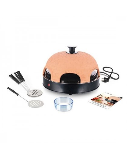 Emerio PO-115984 pizza maker/oven 6 pizza(s) 1200 W Black, Orange