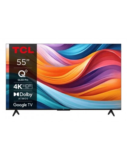 TCL T7B 55T7B TV 139.7 cm (55") 4K Ultra HD Smart TV Wi-Fi Black, Titanium 600 cd/m²