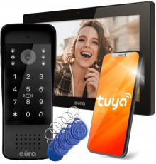 VIDEO INTERCOM EURA VDP-86A3 - monitor 10" black TUYA