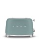Smeg TSF01EGMEU toaster 6 2 slice(s) 950 W Chrome, Green