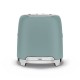 Smeg TSF01EGMEU toaster 6 2 slice(s) 950 W Chrome, Green