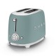 Smeg TSF01EGMEU toaster 6 2 slice(s) 950 W Chrome, Green
