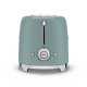 Smeg TSF01EGMEU toaster 6 2 slice(s) 950 W Chrome, Green