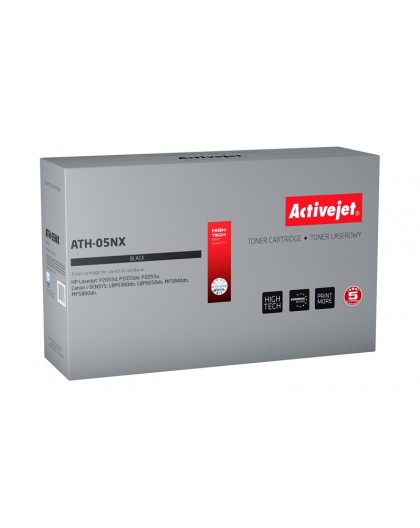 Activejet ATH-05NX Toner (replacement for HP 05X HP CE505X, Canon CRG-719H Supreme 6500 pages black)