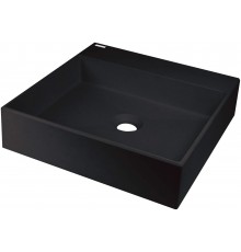 Granite countertop washbasin with space for a tap - 400x400 mm