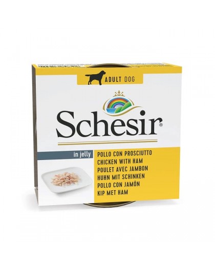 SCHESIR in jelly Chicken with ham - wet dog food - 150 g