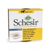 SCHESIR in jelly Chicken with ham - wet dog food - 150 g