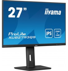 iiyama ProLite 27” QHD IPS technology panel with 150mm height adjustable stand and 100Hz refresh rate