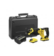 Stanley | 18V V20 Reciprocating Saw - 2 x 2.0Ah Kitbox | SFMCS300D2K-QW | 18 V