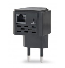 Gembird WNP-RP300-03-BK sild/taasteja Võrgutaasteja 300 Mbit/s Must