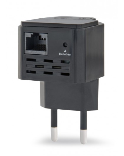 Gembird WNP-RP300-03-BK sild/taasteja Võrgutaasteja 300 Mbit/s Must