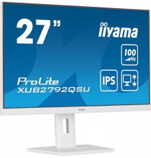 iiyama ProLite 27” QHD IPS technology panel with USB hub and 100Hz refresh rate and 150mm height adjustable stand