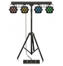 Behringer STAGE TRI LED BUNDLE ST1 Zestaw 4xLEDPAR z kontrolerem + statyw