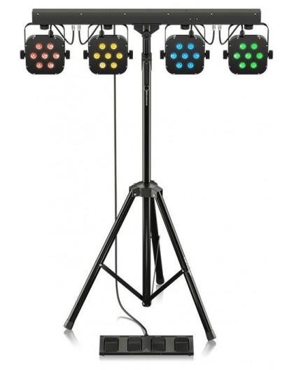 Behringer STAGE TRI LED BUNDLE ST1 Zestaw 4xLEDPAR z kontrolerem + statyw