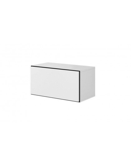 Cama full storage cabinet ROCO RO3 75/37/39 white/black/white