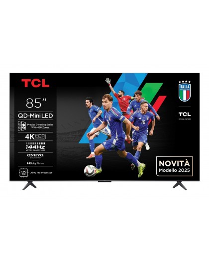 TCL Q6C 85Q6C TV 2.16 m (85") 4K Ultra HD Smart TV Wi-Fi Metallic