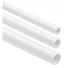 Rigid, smooth electrical installation pipe WHITE RL-28 2m (PACK of 25pcs)
