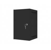 LANBERG 10" WALL-MOUNTED RACK CABINET 9U (280X310, BLACK)