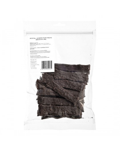 PETITTO Dried meat strips Game - dog treat - 400g