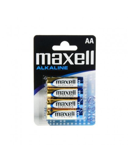 MAXELL Battery alkaline LR6 4 pieces