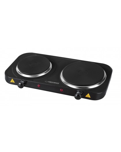 Esperanza EKH014K Electric Stove 2 zone (s), Black