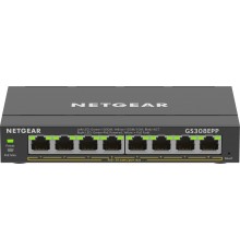NETGEAR 8-Port Gigabit Ethernet High-Power PoE+ Plus Switch (GS308EPP) Managed L2/L3 Gigabit Ethernet (10/100/1000) Power over E