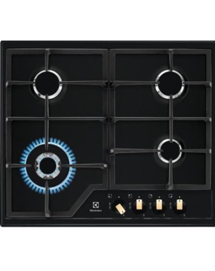 Electrolux EGS6436RK Black Built-in Gas 4 zone(s)