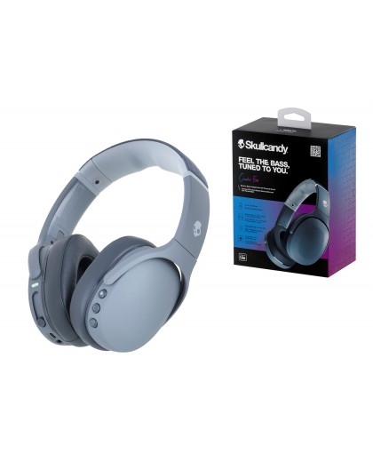 Skullcandy Crusher Evo Headphones Wired & Wireless Head-band Calls/Music USB Type-C Bluetooth Grey