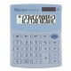 VECTOR OFFICE CALCULATOR, KAV VC-812 LB, LIGHT BLUE