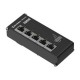 Teltonika NETWORKS TSF010 Flat Ethernet Switch Unmanaged Fast Ethernet (10/100) DIN rail Black