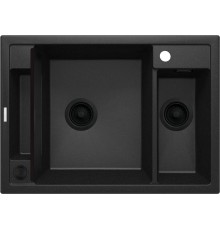 Magnetic granite sink 1.5-bowl