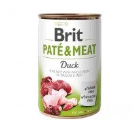 BRIT Pate&Meat Adult Duck - Wet dog food - 400 g