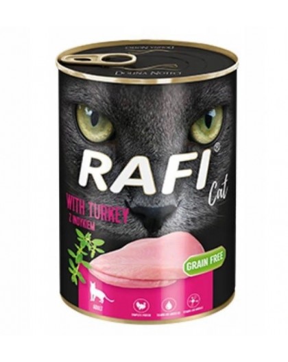 Dolina Noteci Rafi with turkey - wet cat food - 400g