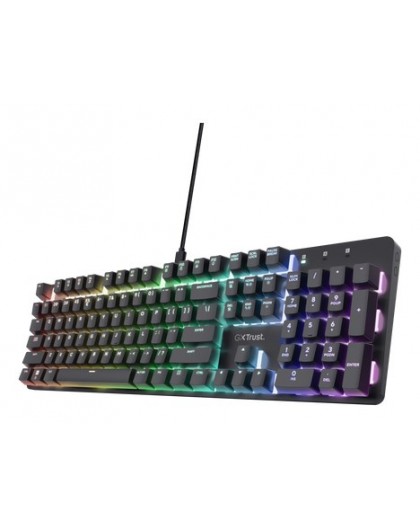 Trust GXT 871 Zora QWERTY US English - USB gaming keyboard (black)